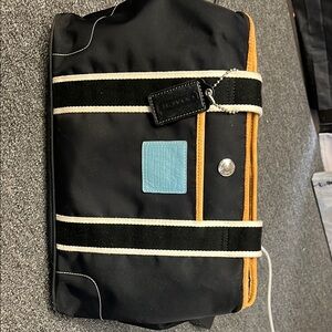 Stylish Black and Orange Men's Bag